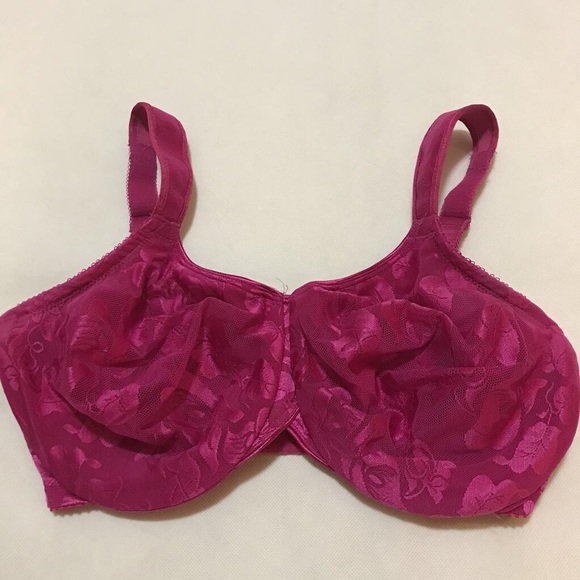 Wacoal Other - Wacoal Full Coverage Bra Pink Underwire Lace 34DDD